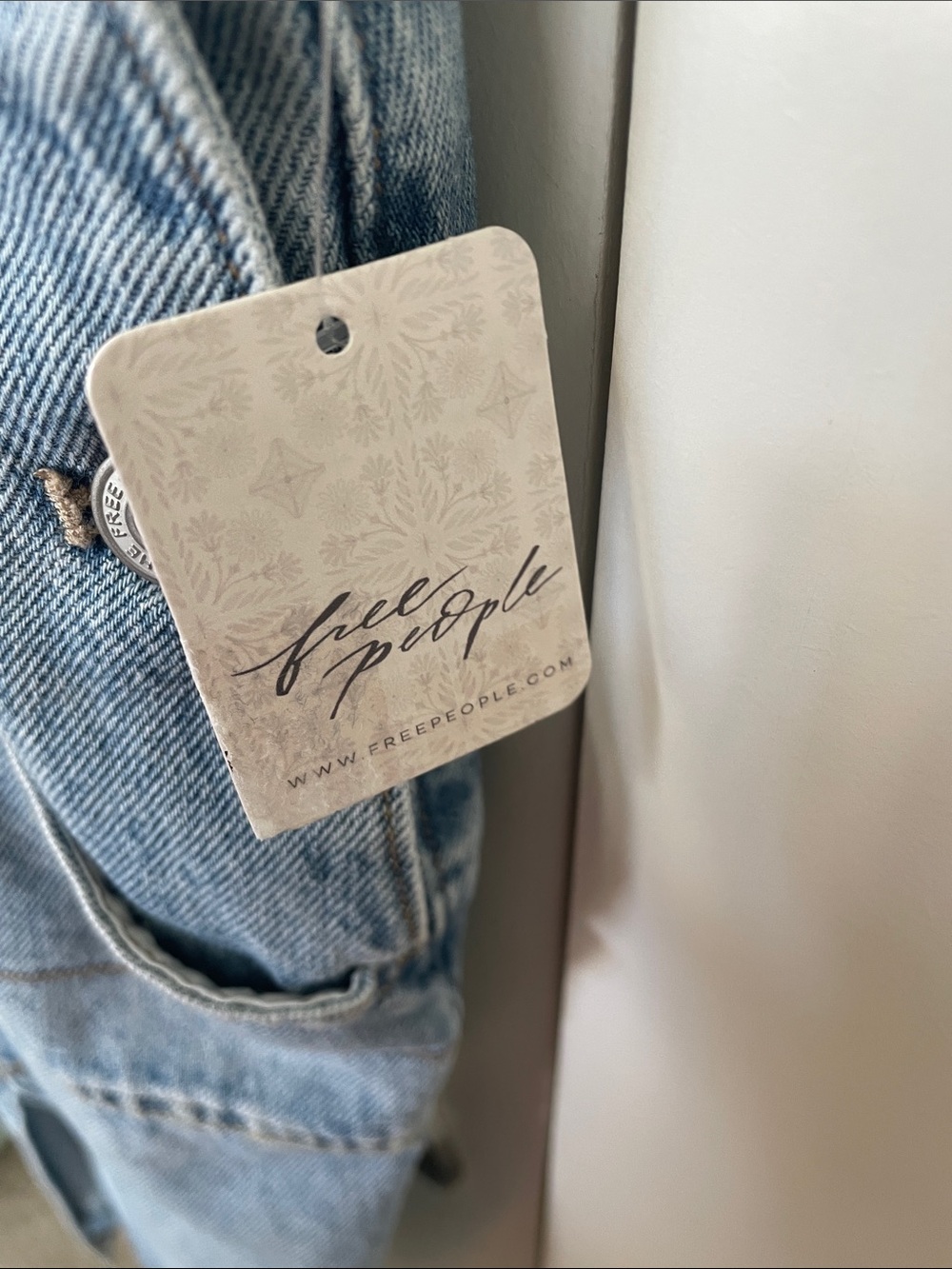 Free People Bardot Denim Skirtall - Picture 3 of 8